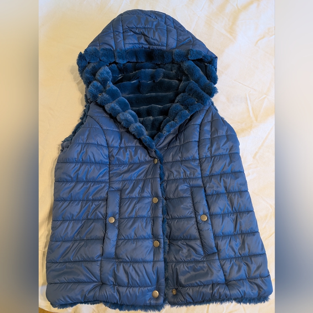 Soft Surroundings Puffer Vest L